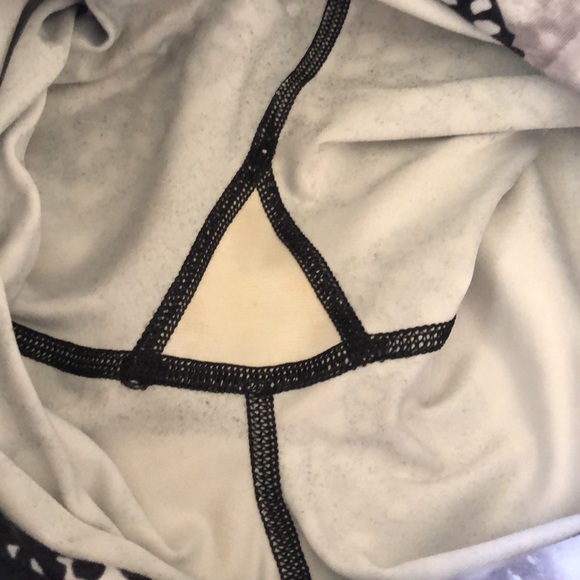 LULULEMON ATHLETICA Static Mist White Black Wunder Under Crop III Leggings - Picture 8 of 16